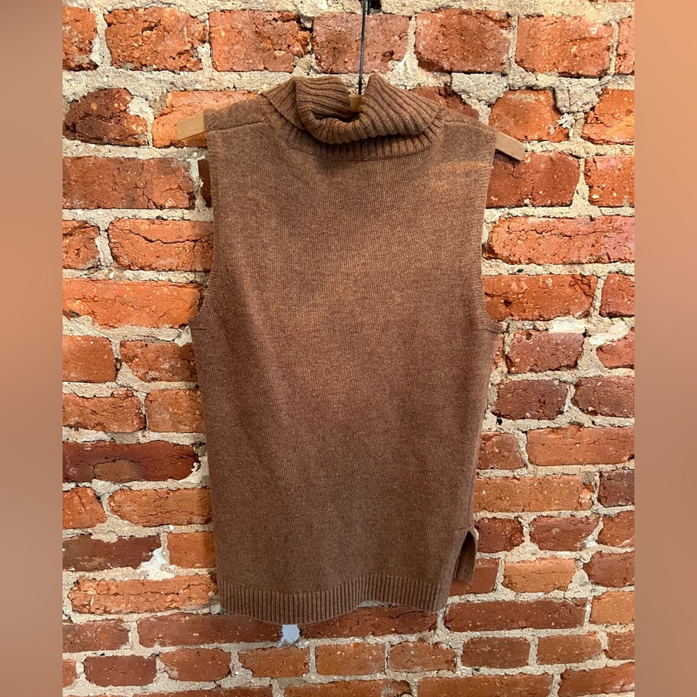 J. Crew Sleeveless Turtleneck Sweater - Picture 3 of 6